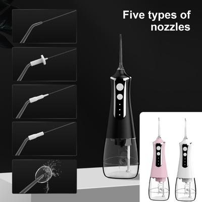 Water Flosser Cordless Irrigator Portable Water Pick Teeth Cleaner IPX6 Waterproof Electric Dental Flossers 300ml