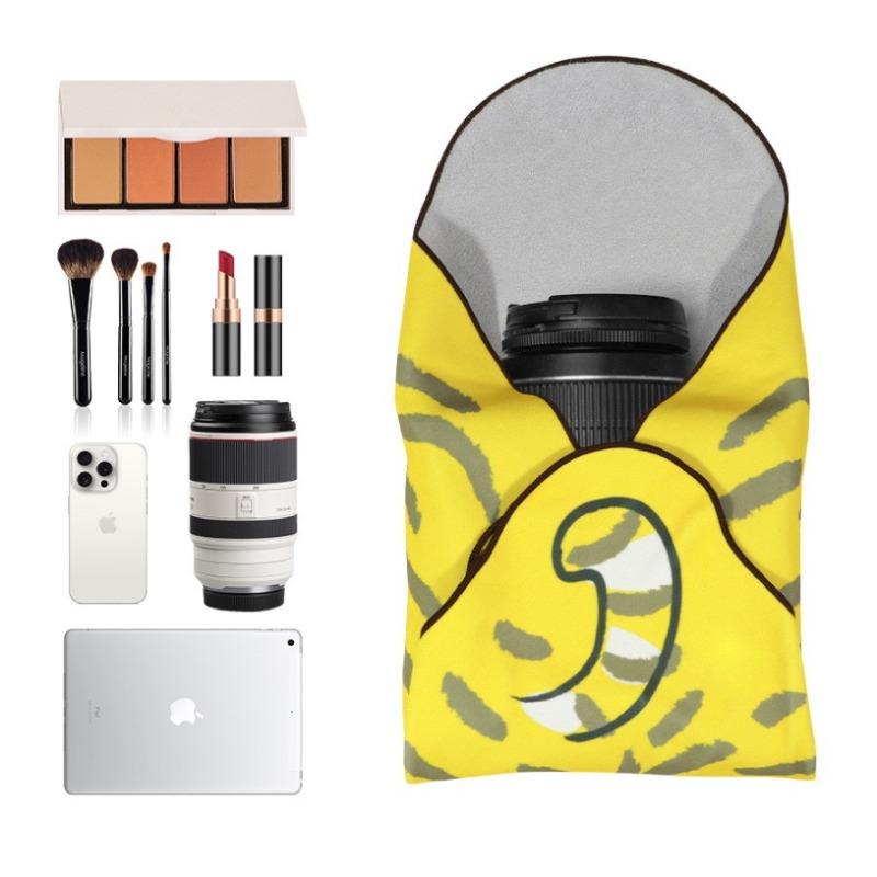 1PCS Camera Lens Protector Self-Adhesive Polyester DSLR Lens Protection Magic Universal Storage Cloth