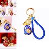 Creative Chinese Style Lucky Fortune Bag Keychain Decorative Metal Key Ring Accessory