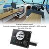 Boat Gauges Panel Digital Display 4 in 1 Fuel Level Water Temperature Voltage Oil Pressure Meter for Yachts Speedboats
