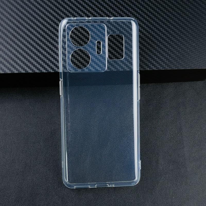 Für Realme GT Neo 5 Neo5 6,74" Slim Crystal Clear Transparent Soft TPU Back Case Schutz Haut Kamera Schutzabdeckung