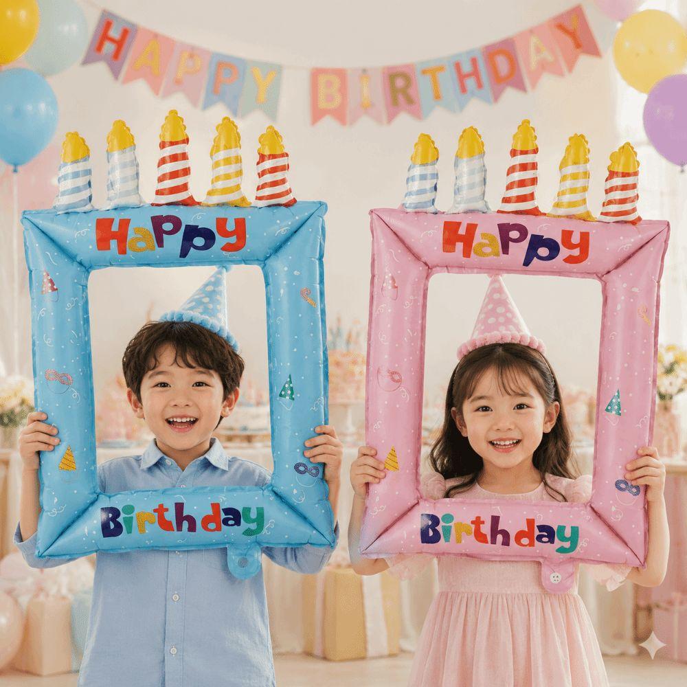 Photo Props Photo Frame Balloons Large Inflatable Balloons  Birthday Party Decorations