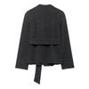 European-American Women's Casual Soft Jacket with Belt - Hot Fashion