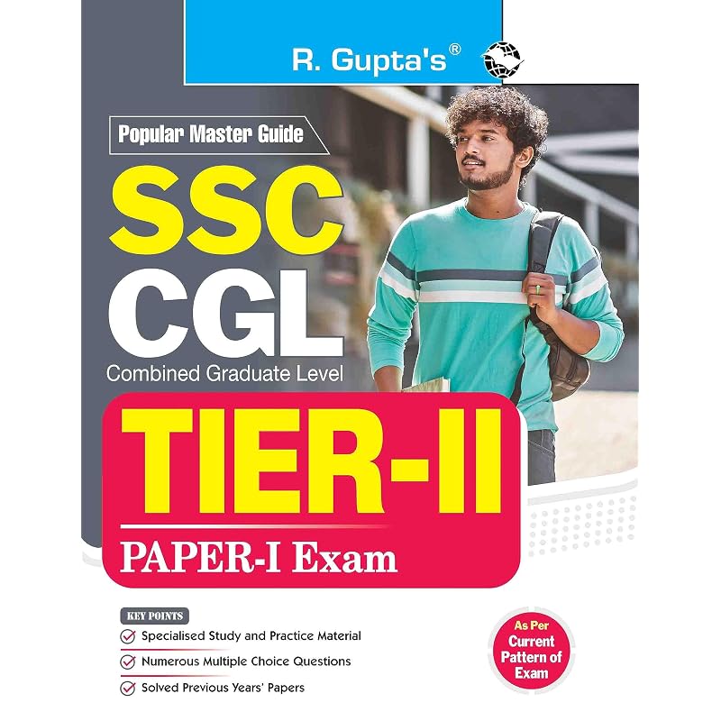 SSCCGL (Combined Graduate Level)  TIERII (PaperI) Exam Guide