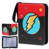 Card Album 4 Compartments 50 Pages 400 Slots PU Material Collection Binder