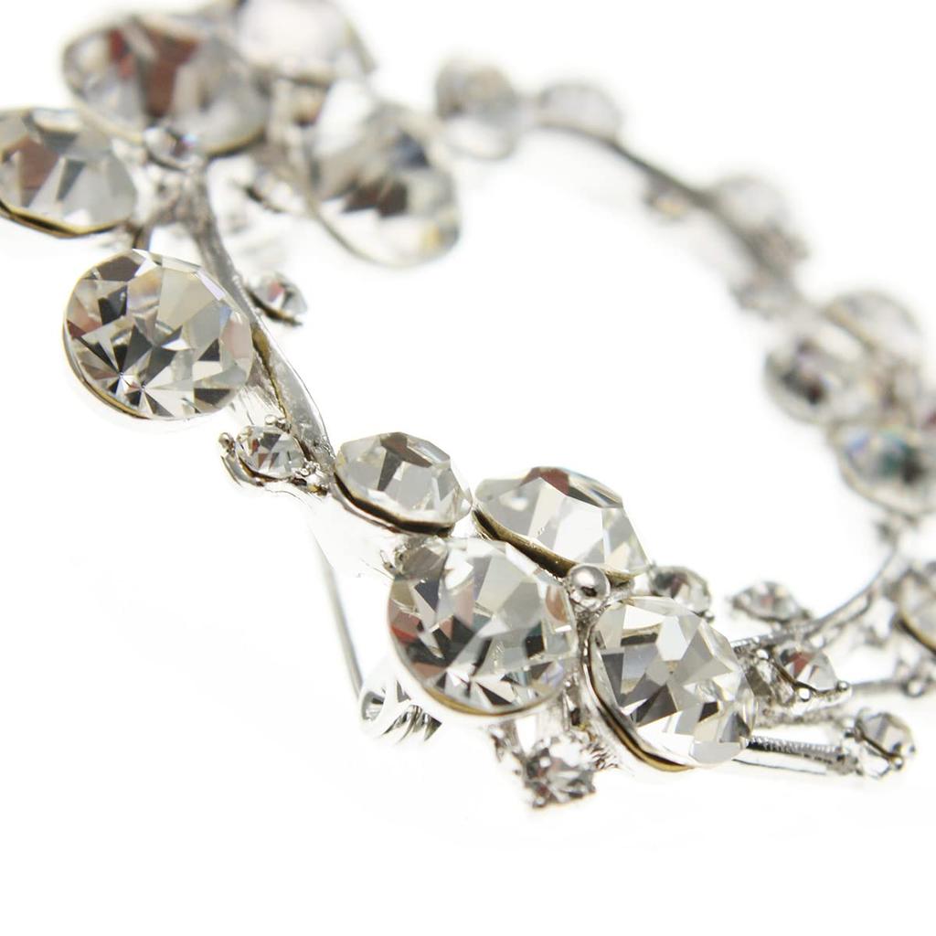 Brooch Round Cut Crystal Gift Wedding Graduation Ceremony Entrance Ceremony Kindergarten After Party Party Formal Ladies Mature Simple Cute Stylish