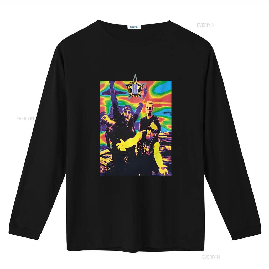1993 U2 Zoo Tv Tour T-Shirt XL Zooropa Band Konzert Mode Selten CD Inspiriert Vintage Gewaschen Mann Stilvolle Designerkleidung