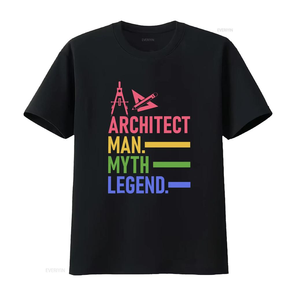 Funny ArchitecT T Shirt Architectural Humor For Architecture Unisex Myth Legend Vintage Washed Stretched Graphic Breathable
