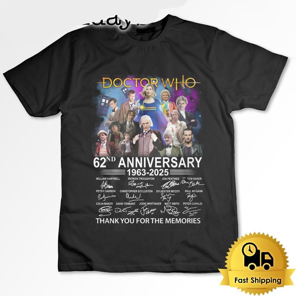 Doctor Who 62Th Anniversary T-Shirt For Holiday Gift Size S-4XL M