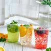 10-Pack Disposable Clear Plastic Coffee Cups with Lids - Food-Grade Leak-Resistant for Hot/Cold Drinks Home Office Parties