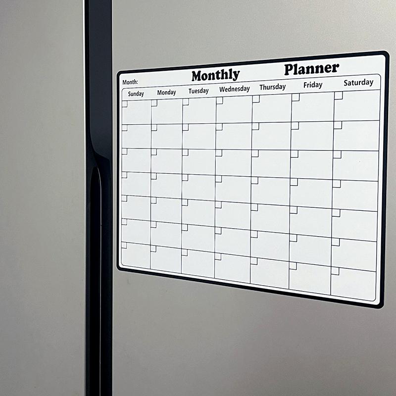 1-Monatsplaner, multifunktionaler Kalender, Kühlschrankaufkleber