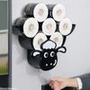 NEU Niedlicher Tier-Wandhalter, Rollenpapierhalter, Kunstskulptur, Faultier, WC, Badezimmer, Tissue-Rack, Ablageregal, Heimdekoration, Schaf