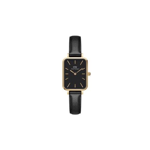 

[Official Shop / 2-Year Warranty / Official Import] Daniel Wellington DW Women s Quadro 20x26mm Pressed Sheffield G Black Square Watch, Stylish and Cu