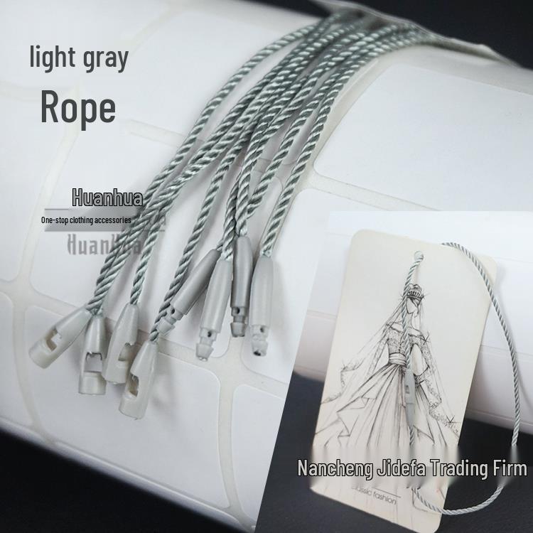 Universal Single Insert Hanging Rope for Clothing Tags and Luggage Accessories