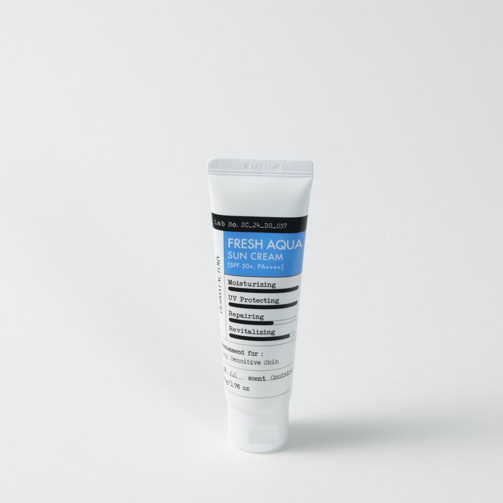 DERMA FACTORY Fresh Aqua Sun Cream - 50g (SPF50+ PA++++)