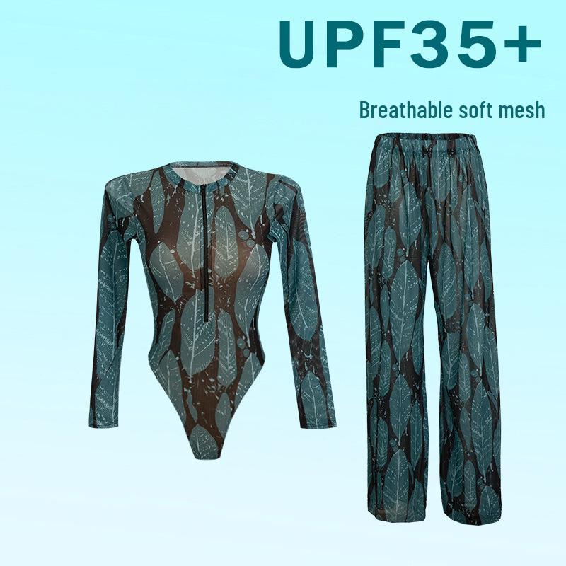 New One-Piece Sunbathing Swimsuit Set