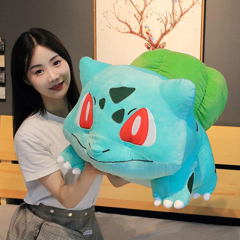 Cute Big Size Pokemon Plush Toy Stuffed Lapras Dragonite Dragonair Doll Throw Pillow Hug Plushies Christmas Gift