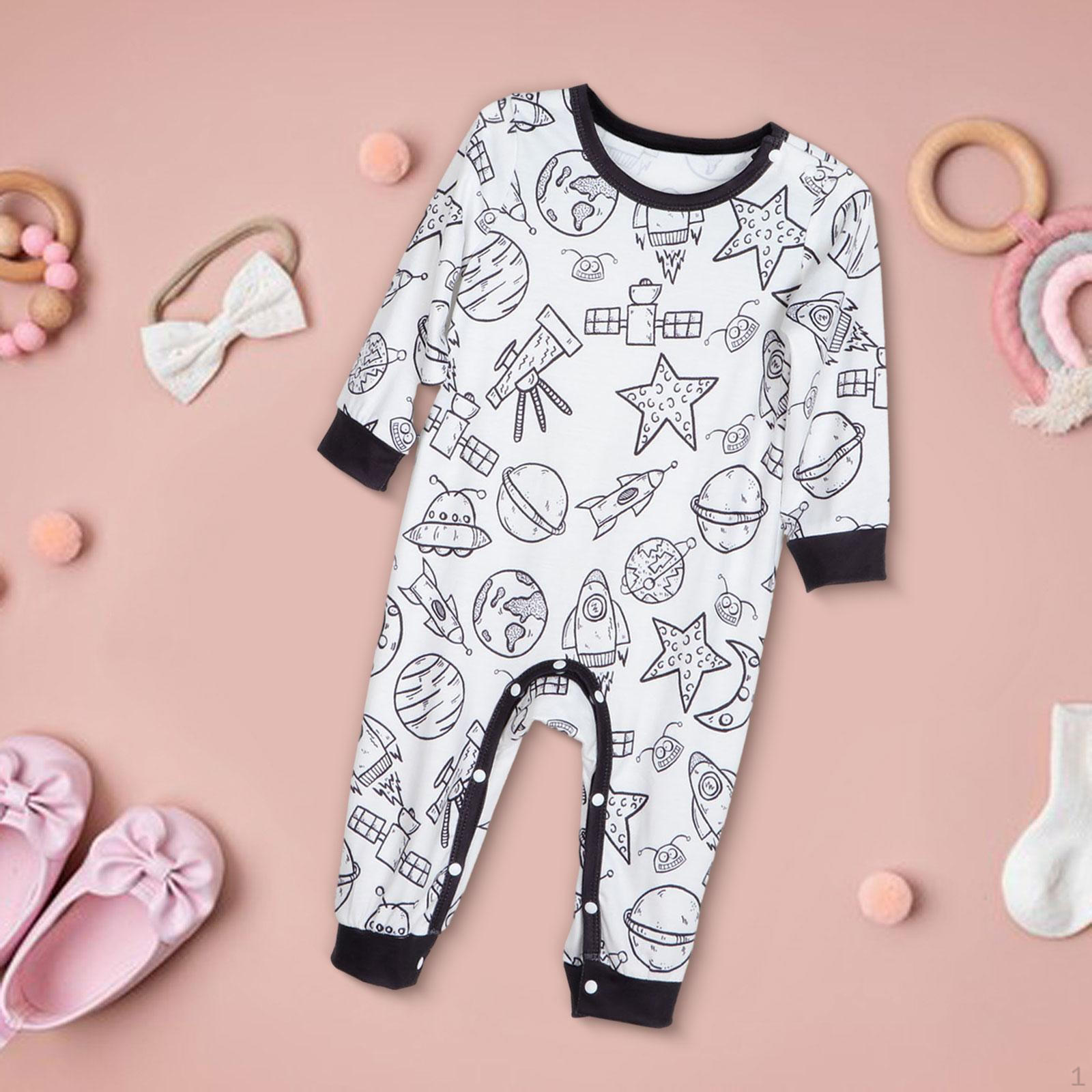 

Infants Button Jumpsuit Baby Romper for Thanksgiving Day Homewear Daily Wear 1 to 3 Months 18 to 24 Months