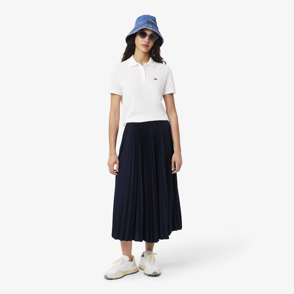 [lacoste] Women's Essential Long Pleated Skirt JF1402-56G166
