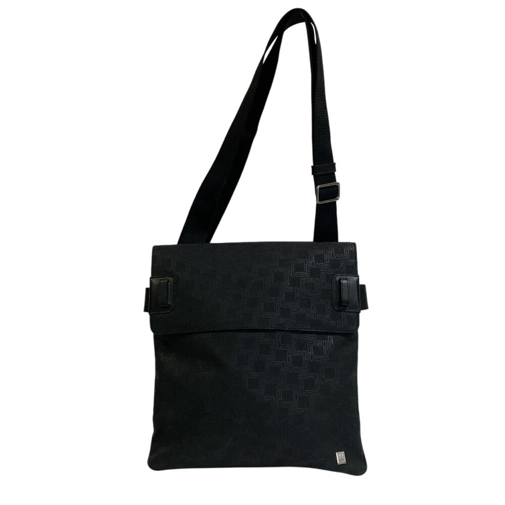 

Dunhill leather D-eight Shoulder Bag black leather mens Used