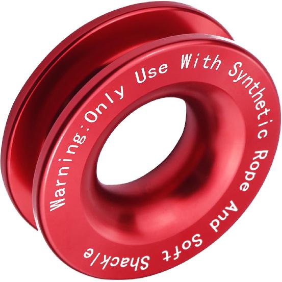 Recovery Ring 66,000 Lbs For Winch Snatch Compatible For SUV UTV ATV Off-Road Vehicle And Truck Pulley Towing Ring For Synthetic Rope And Soft