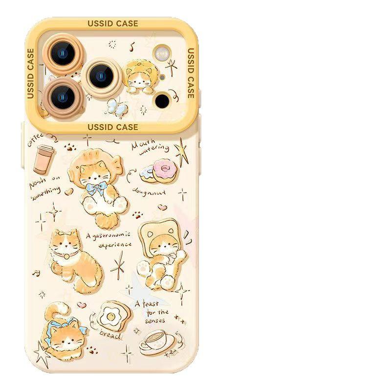 Bread kitten for apple 17 mobile phone case iphone16 new pro cute 15 cartoon max female 14