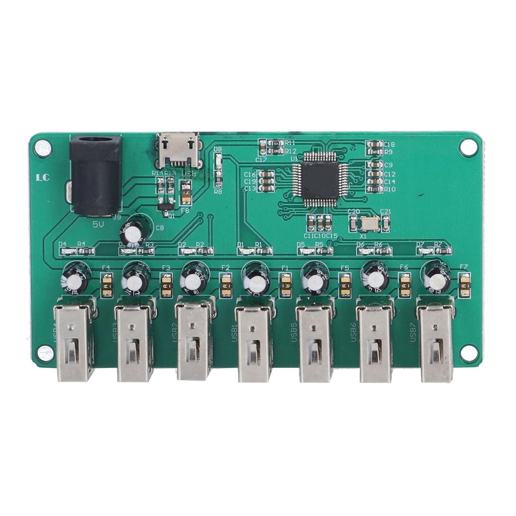 USB2.0 Hub Module 1 to 7 Port Drive Free Expansion Board for Windows for Linux for Android