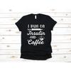I Run On Insulin and Coffee Funny Diabetes T Shirt Casual Diabetic for Vintage Washed Stylish Graphic Homme