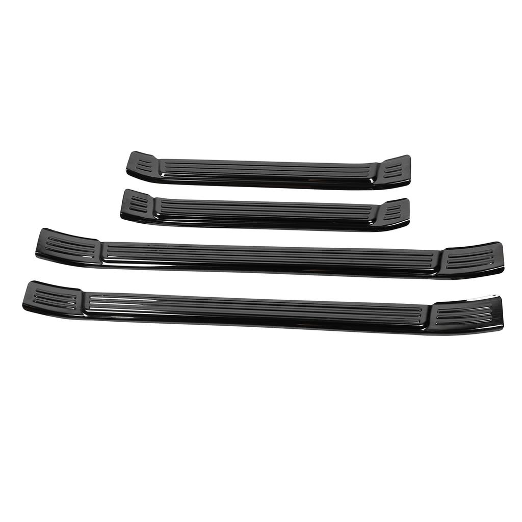 4pcs Door Sill Protector Scratch Stainless Steel Door Sill Scuff Plate Trim Sticker Strips for 2024