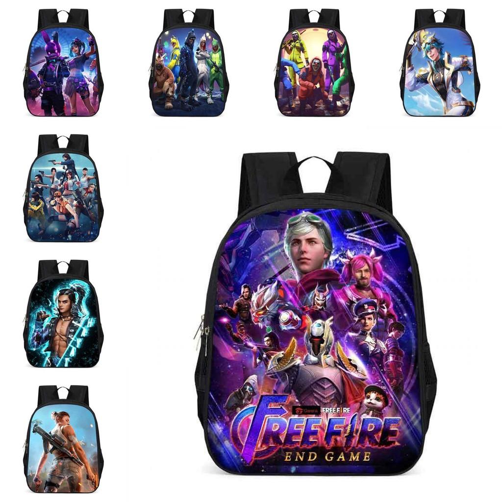 Freefire Kids School Backpack With Breathable Oxford Fabric For Elementary Students