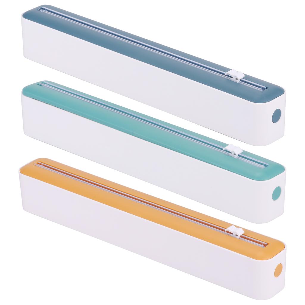 3 Pcs Cling Film Cutter Food Film Dispenser Aluminum Foil Stretch Film Cutter Reusable Wrap Dispenser for Kitchen Accessories
