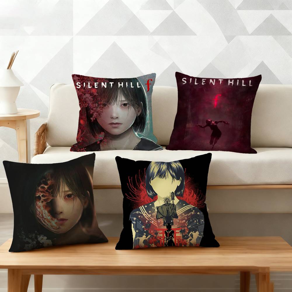 Horror SSilent HHill F Pillow Case Pattern Printed Pillowcase For Living Room Sofa Cushion Cover
