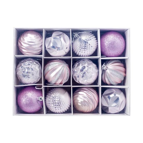 Christmas Hanging Balls Durable Exquisite Lightweight Xmas Baubles Ornaments Christmas Tree Party Home Hanging Decoration Christmas Decor Balls