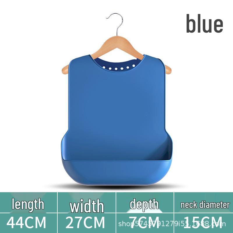 Wasserdichte Silikon-Esslatz für Senioren und Erwachsene - Große Größe