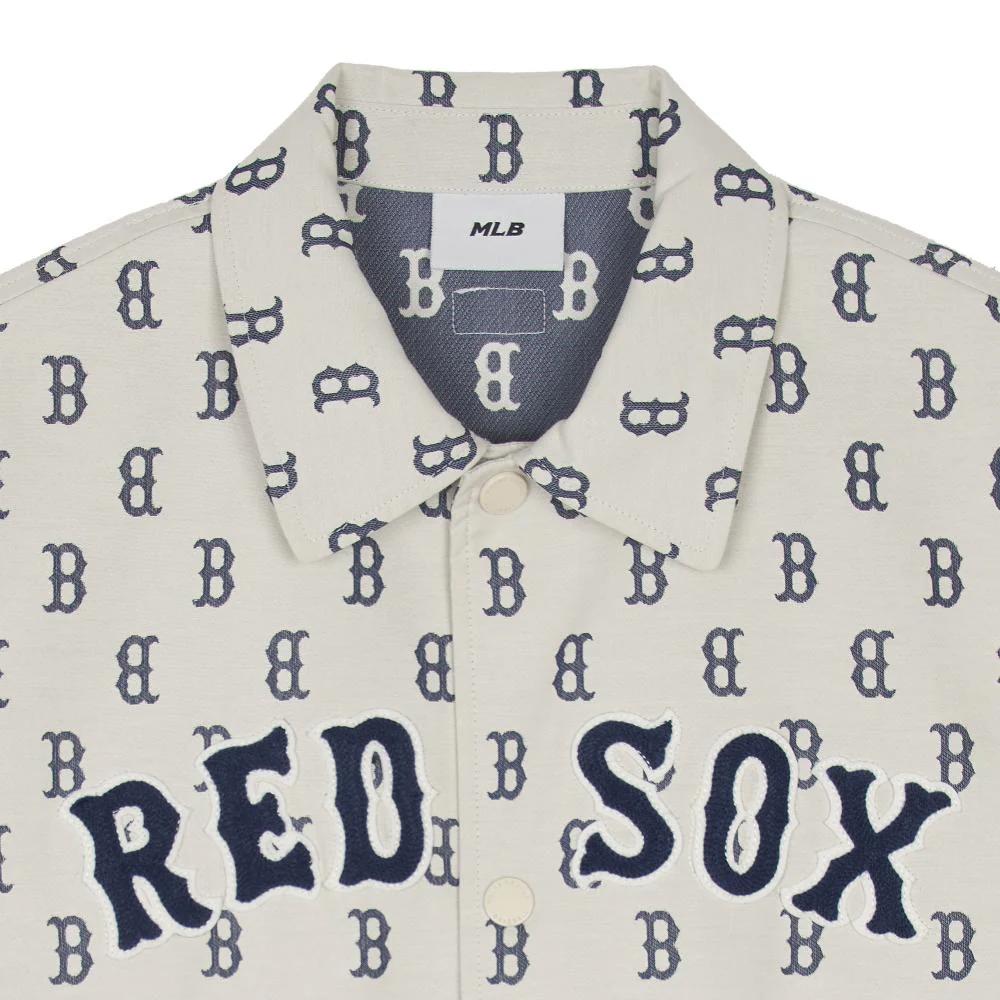 New MLB Boston Red Sox Shirt Unisex Dark Cream 3AWSM0444-43CRD