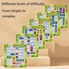 Pädagogisches Puzzlespiel für Kinder zum logischen Denken, zur Konzentration, Parkplatz mit beweglichen Fahrzeugen, Labyrinth-Spielzeug