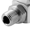 4Pcs 360 Degree Rotation Pneumatic Rotary Joint 1/4NPT Thread Aluminum Oxidation Universal Swivel Connector Natural Finish