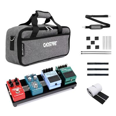 GHOSTFIRE Guitar Effects Pedal Aluminum Alloy with Velcro Closure and Carrying Ultra-Lightweight Board, Bag, V-Series (V-Baby1 (35x14cm))