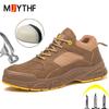 Electrical Insulated Shoes Men Safety Boot for Engineers Composite Toe Work Boot Puncture-Proof Work Safety Shoes Indestructible