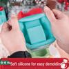 Silicone Christmas Sleigh Mold: Food-Grade Chocolate Shells for Fun Festive Cake and Mousse Decorations