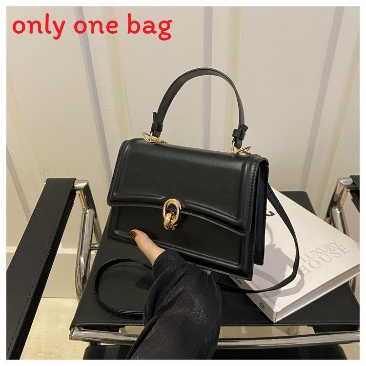 Retro Stylish Pu Mini Square Bag With Lock Closure For Casual Daily Use
