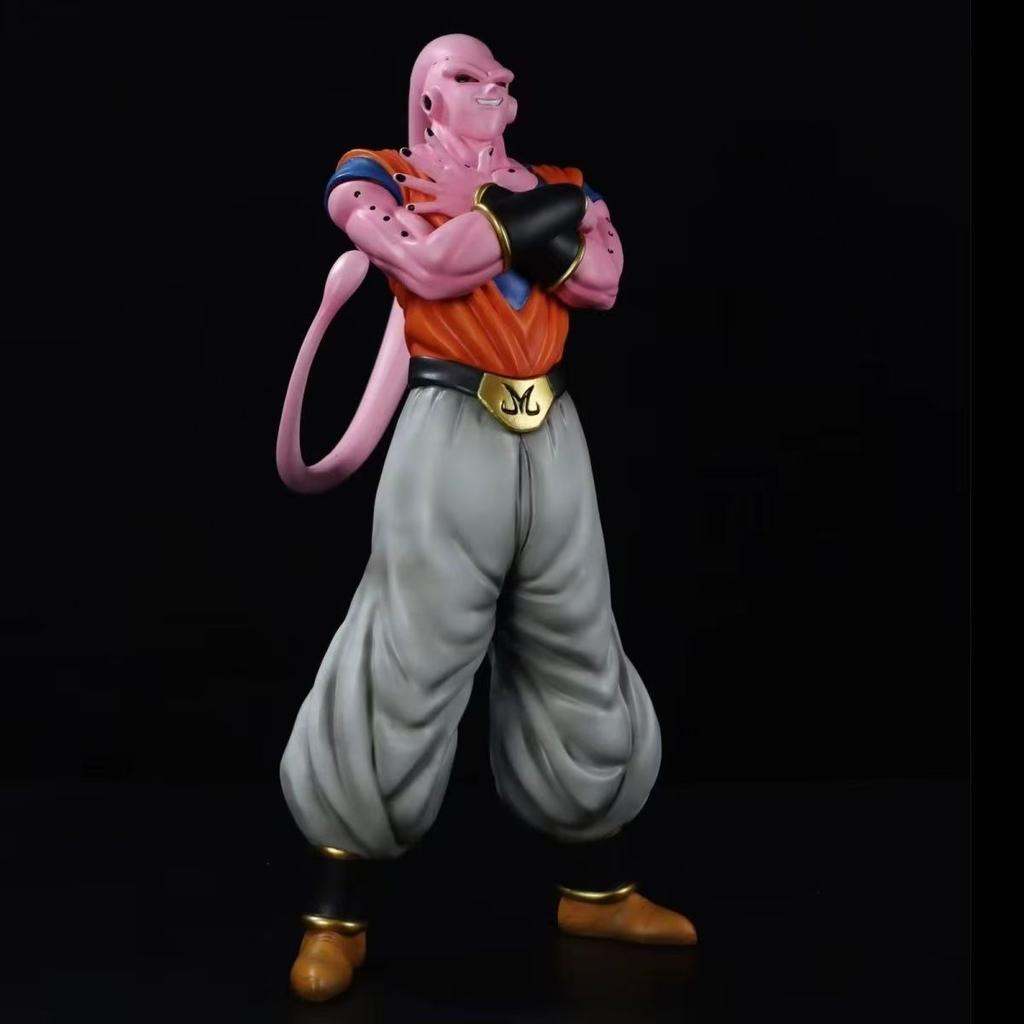 35CM Anime Dragon Ball Z Gohan Majin Buu Saiyan Battle Action Figure Scene PVC Statue Collection Model Children Toys Gifts