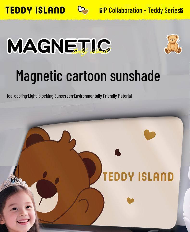 Magnetic Car Sunshade Curtains for Baby Privacy and Blackout