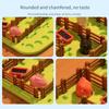 Gehirntraining für Kinder 3D-Puzzle - Bauernhoftier-Logikspiel Interaktives Mehrspieler-Brettspiel & Lernspielzeug für Kinder