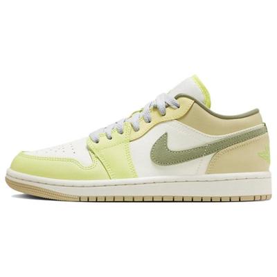 1 Low Sail Weiß Ölgrün Damen Jordan FD9906-131