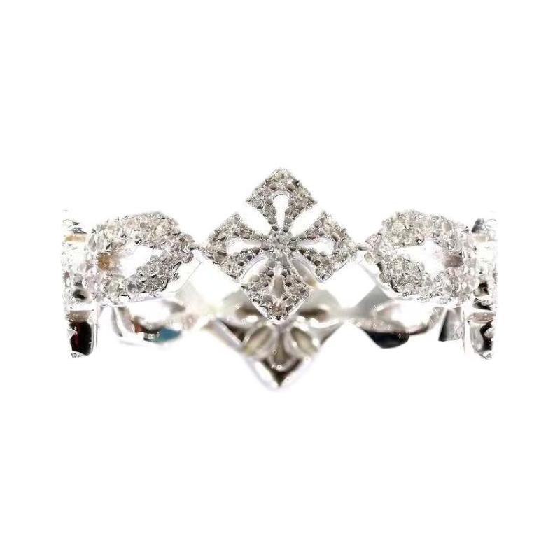 APM Monaco Personalized gothic design 925 silver ring women s silver white A20402OX серебряный