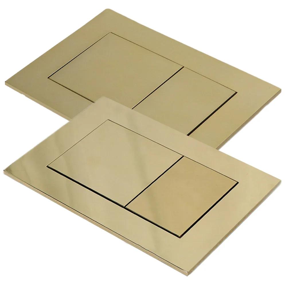 Pro tlačítko s dvojitým splachováním TECE, zlaté tlačítko, podomítkové splachování nádržky, příslušenství do koupelny