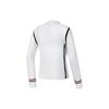 Fila Golf Series Color Block Casual Pullover Long Sleeve Knit Sweater Women Sweater Jade-White A11W415402F-WT