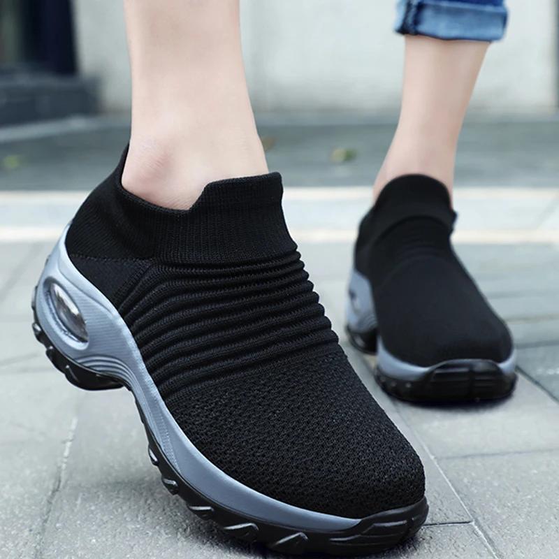Women's Thick Soled Shoes Grid Fashion Design Trendy Luxury Designer Casual Shoes Walking Shoes Shopping Shoes Hiking Shoes