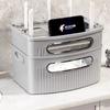 Multi-Function WiFi Router Storage Box Wireless Modem Multi-Port Signal Open Shelf TV Set-Top Box Holder with Power Cord